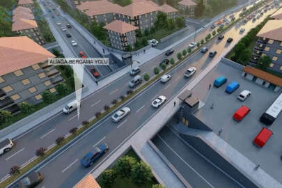 İzmir Aliağa'da trafik 'bat-çık' çözümü