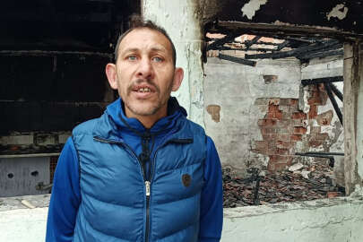 Keşan'da evi yanan Cüneyt Taner, yetkililerden destek bekliyor