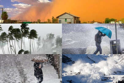 Meteoroloji'den yağmur, kar, fırtına, toz taşınımı ve çığ uyarısı