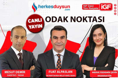 AK Parti Bursa Milletvekili adayı Fuat Alpaslan 'Odak Noktası'nda (CANLI)